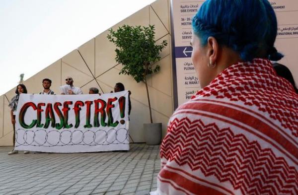COP28是阿拉伯联合酋长国抗议巴勒斯坦和气候行动的难得机会